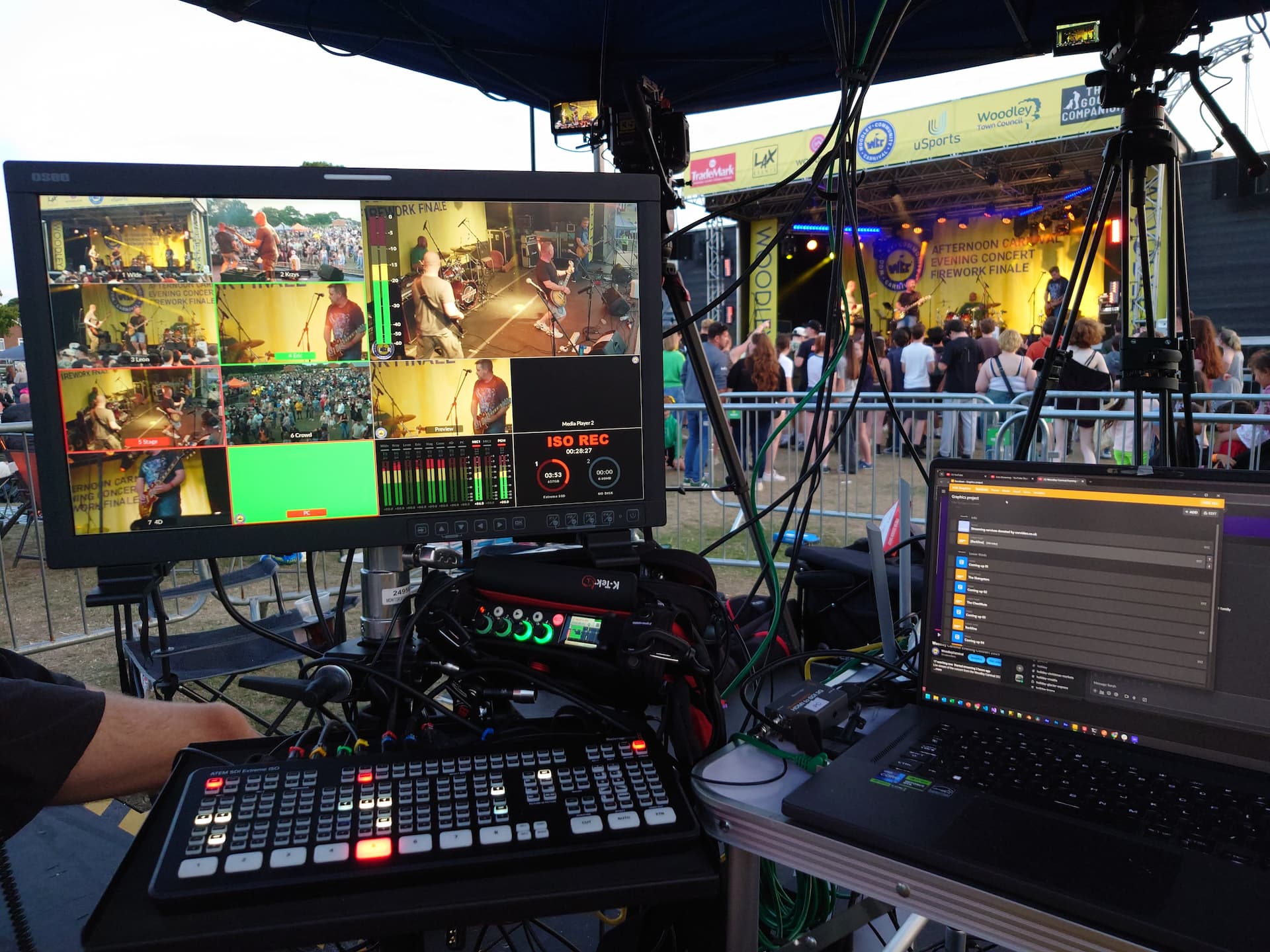 Corvideo live streaming setup